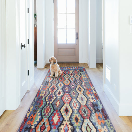 RW1314 washable runner rug in a modern hallway