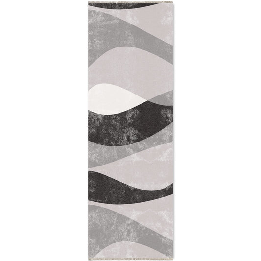 RW7073 washable chenille area rug viewed from above