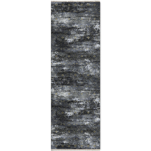 RW7090 washable chenille area rug viewed from above