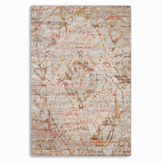RW7125 washable chenille area rug viewed from above