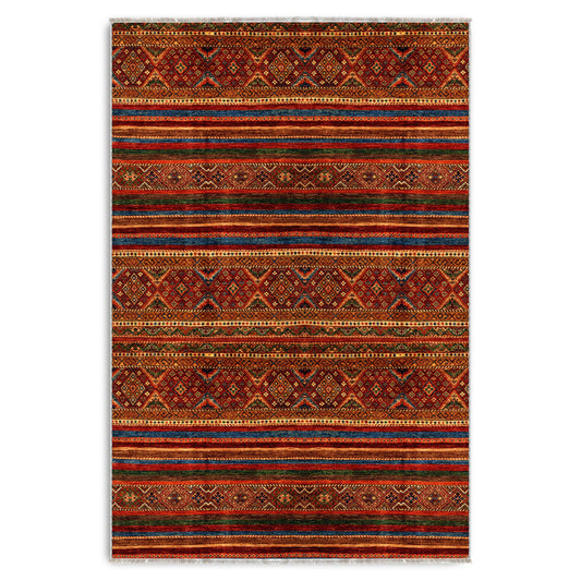 RW7133 washable chenille area rug viewed from above