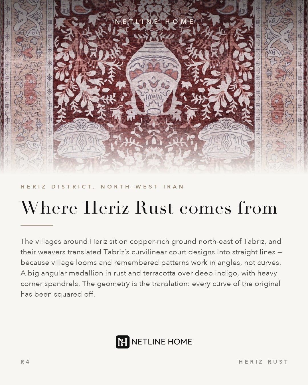 Cool Medallion Burnt Orange Traditional Washable Rug — room photo 9