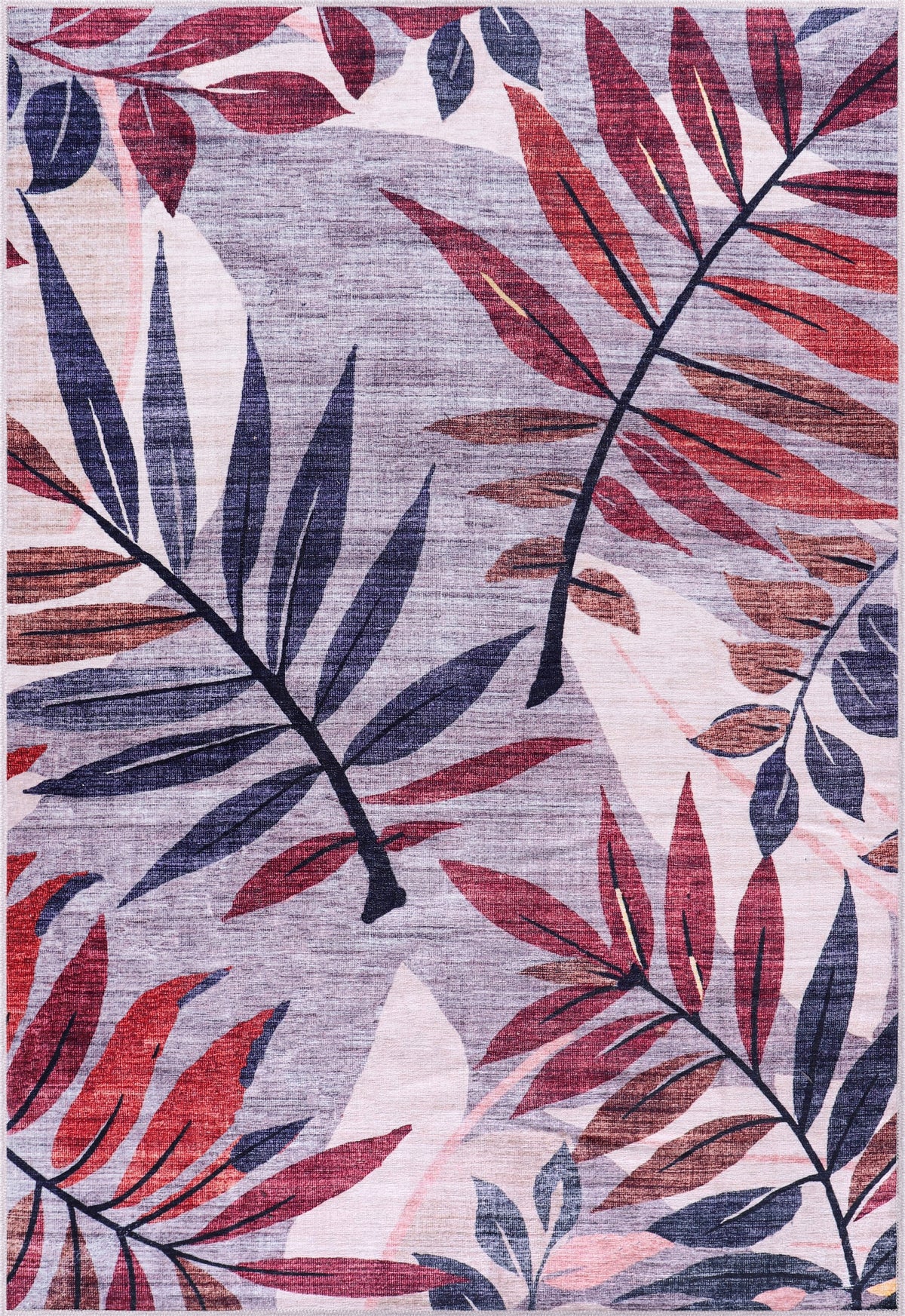 Premier Floral Soft White Washable Rug — room photo 3