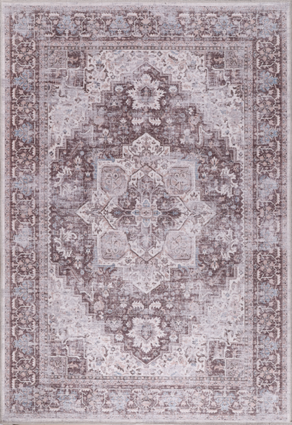 Watermark Heather Abstract Washable Rug