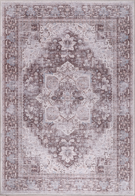 Watermark Heather Abstract Washable Rug