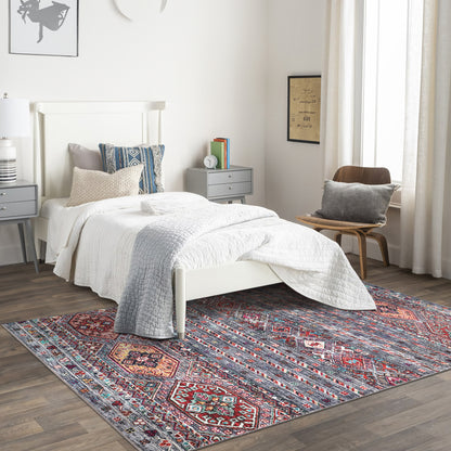 RW1002 washable area rug in a modern bedroom