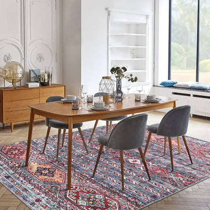 RW1002 washable area rug in a modern dining room