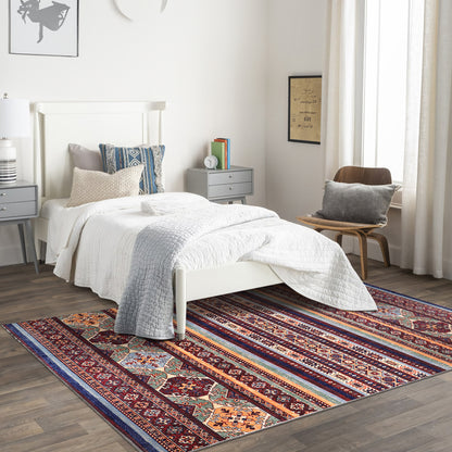 RW1004 washable area rug in a modern bedroom
