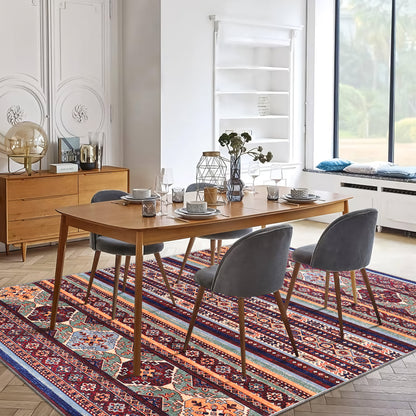 RW1004 washable area rug in a modern dining room