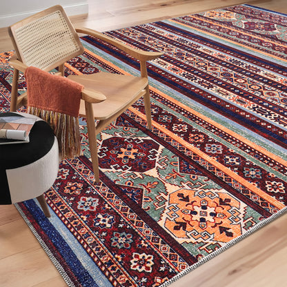 RW1004 washable area rug in a modern dining room