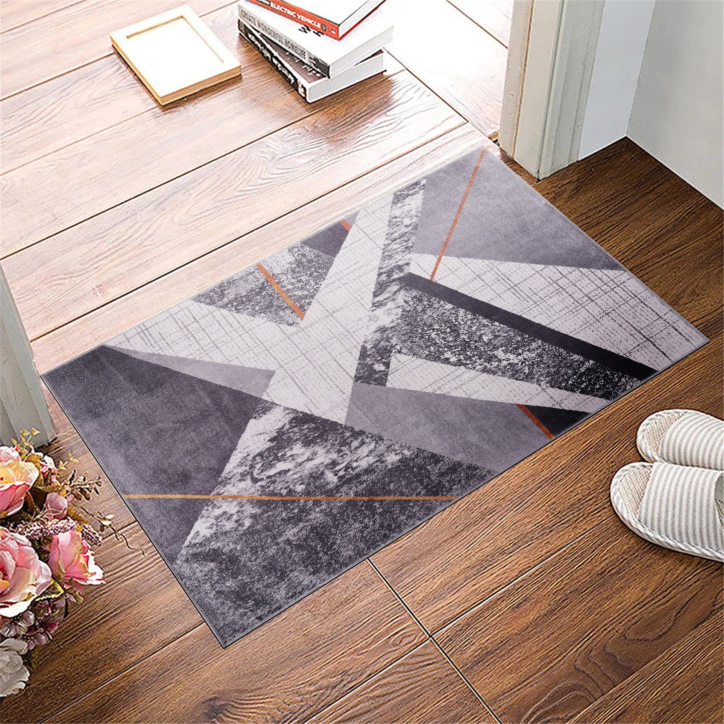 RW1005 washable chenille area rug, doormat