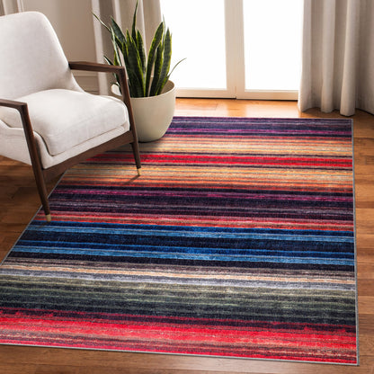 RW1006 washable chenille area rug in a modern living room