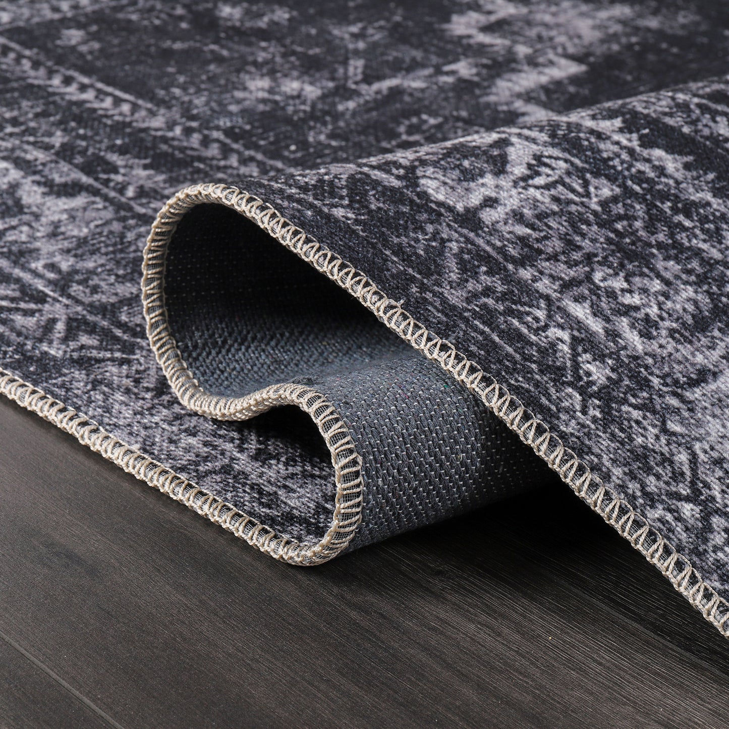 RW1007 washable chenille area rug