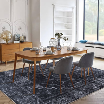 RW1007 washable area rug in a modern dining room