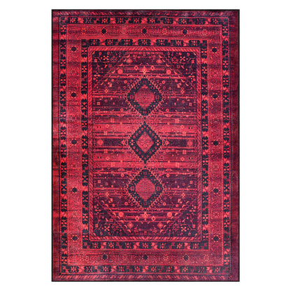 RW1009 washable chenille area rug viewed from above