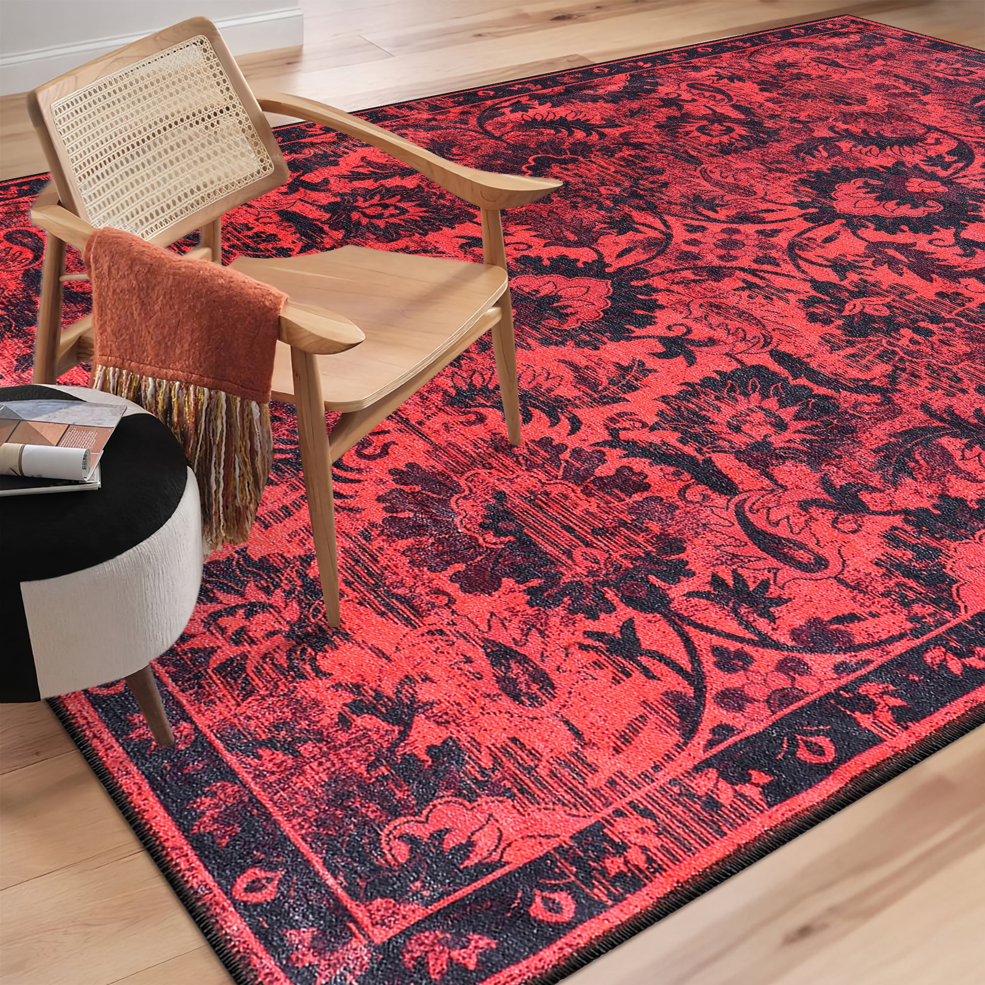RW1010 washable area rug in a modern dining room