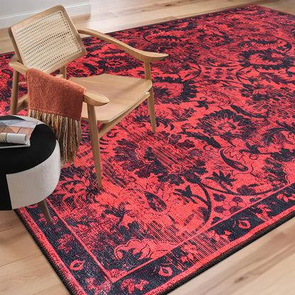 RW1010 washable area rug in a modern dining room