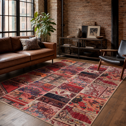 RW1306 washable chenille area rug