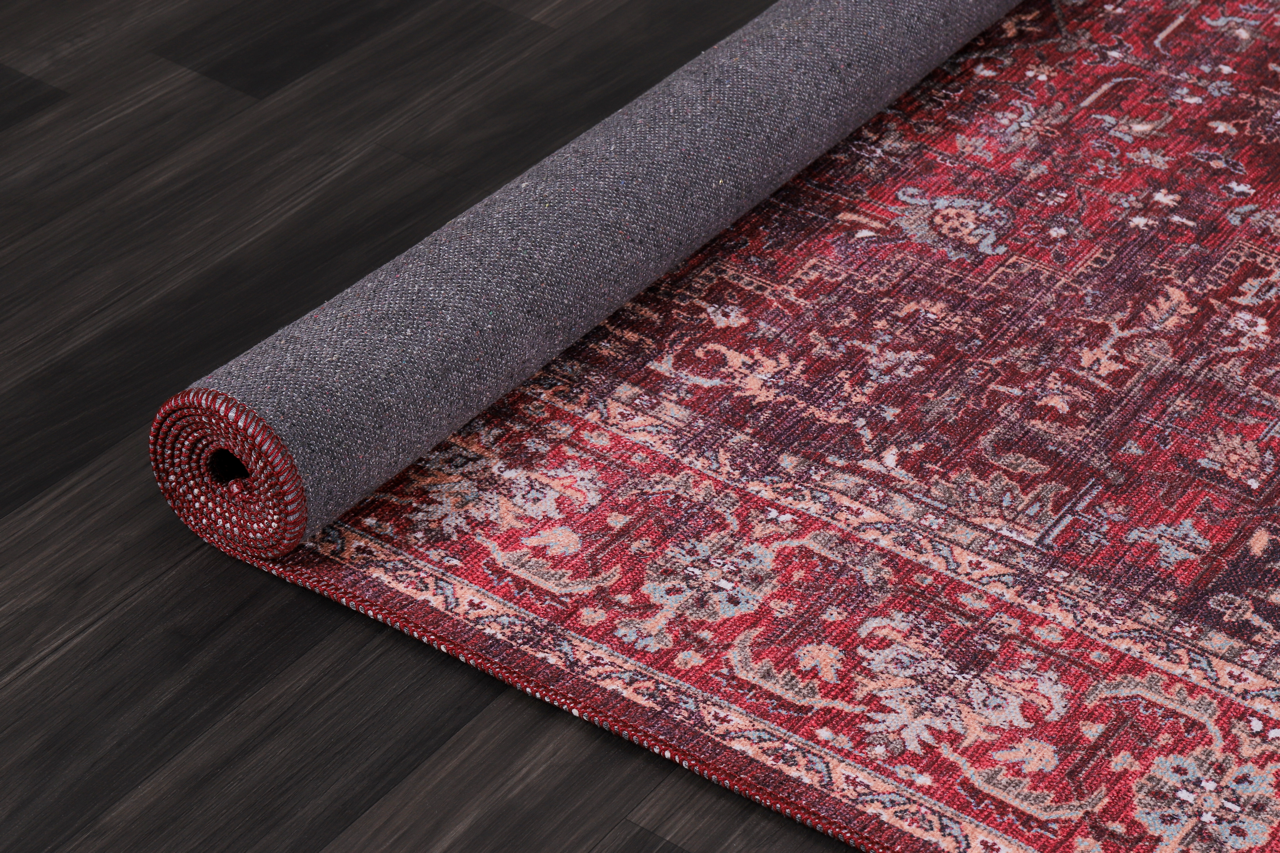 RW1310 washable chenille rug texture and pattern detail