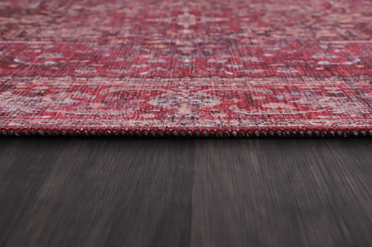RW1310 washable chenille rug texture and pattern detail