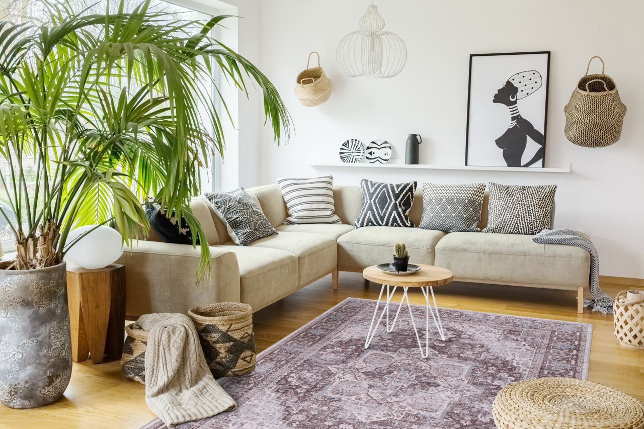 RW1311 washable chenille rug texture and pattern detail