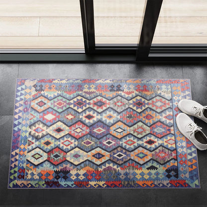 RW1314 washable chenille area rug, doormat