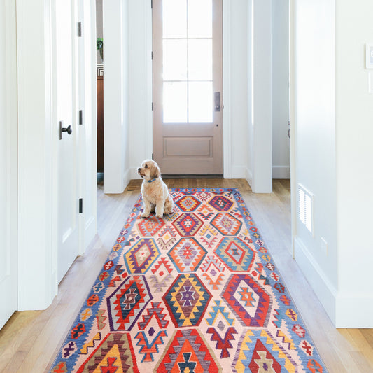 RW1315 washable runner rug in a modern hallway