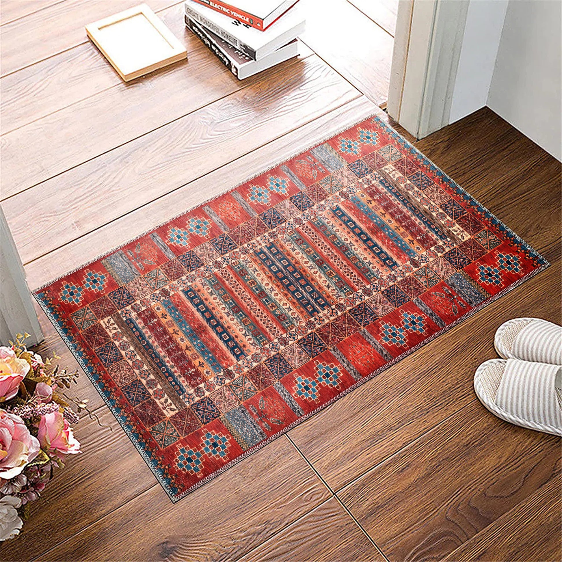 RW1316 washable chenille area rug, doormat