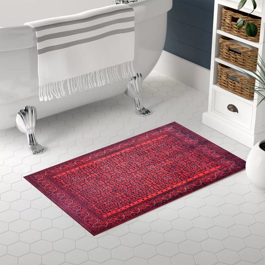 RW1317 washable chenille area rug