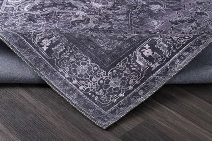 RW1318 washable chenille rug texture and pattern detail