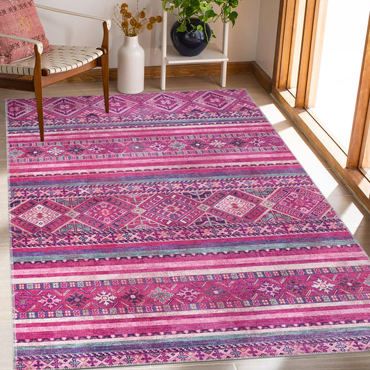 RW1322P washable chenille area rug
