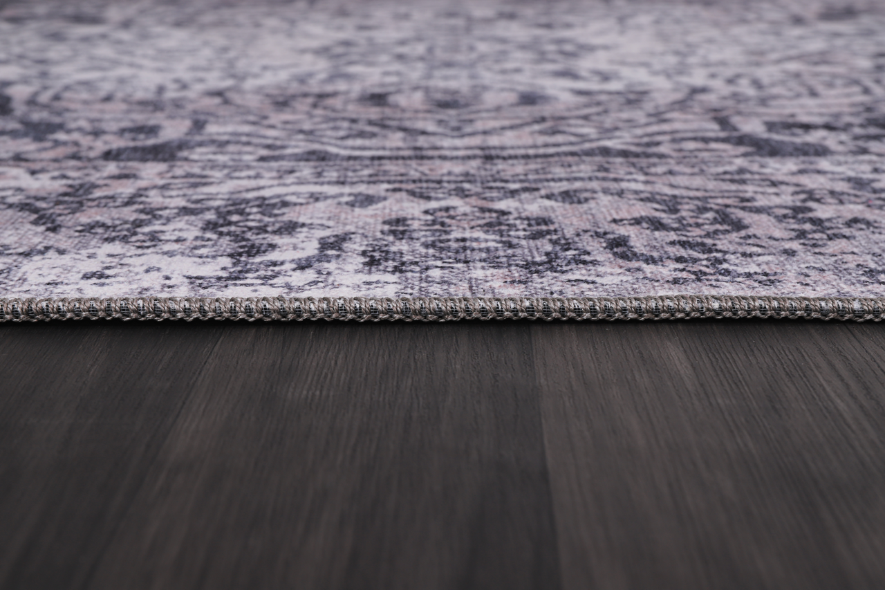 RW1338 washable chenille rug texture and pattern detail
