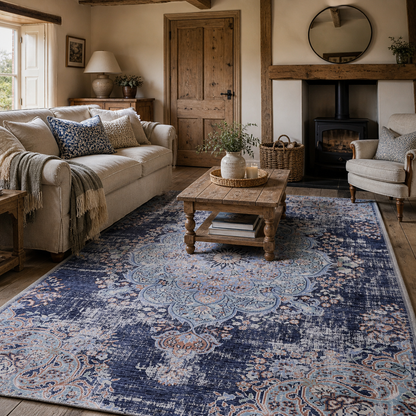 RW1487 washable chenille area rug