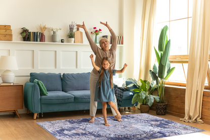 RW1487 washable chenille rug texture and pattern detail