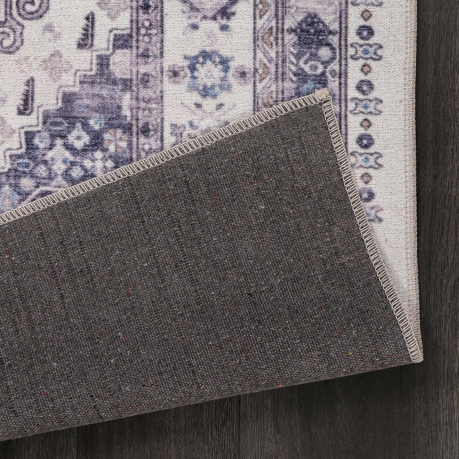 RW2001 washable chenille rug texture and pattern detail