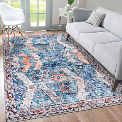 RW2002 washable chenille rug texture and pattern detail