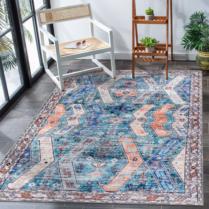 RW2002 washable chenille rug texture and pattern detail