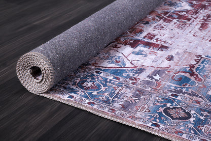 RW2159 washable chenille rug texture and pattern detail
