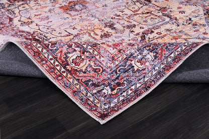 RW2160 washable chenille rug texture and pattern detail
