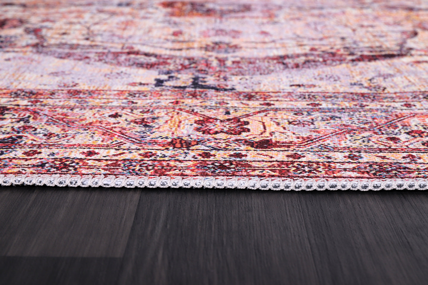 RW2160 washable chenille rug texture and pattern detail