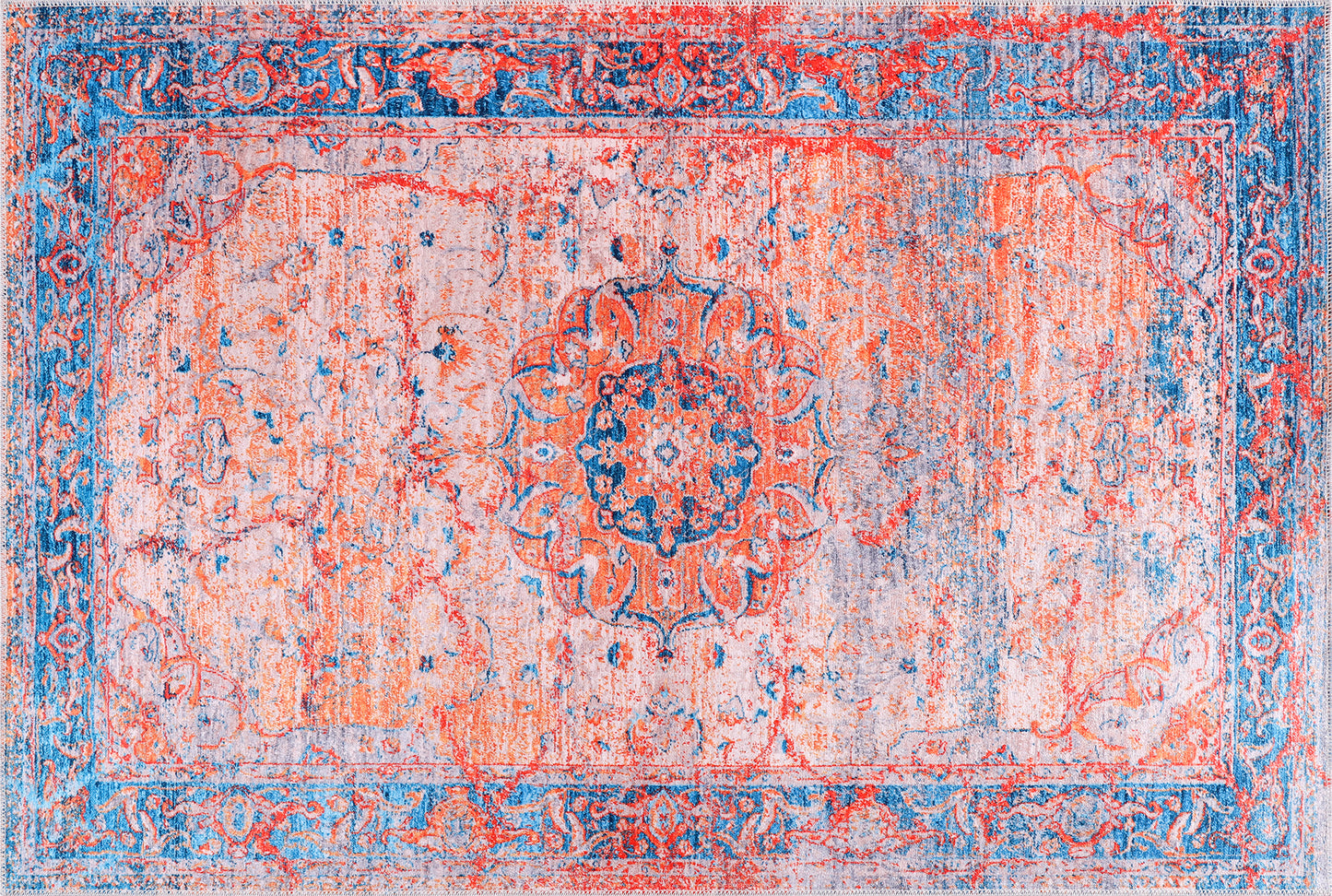 RW2165 washable chenille area rug