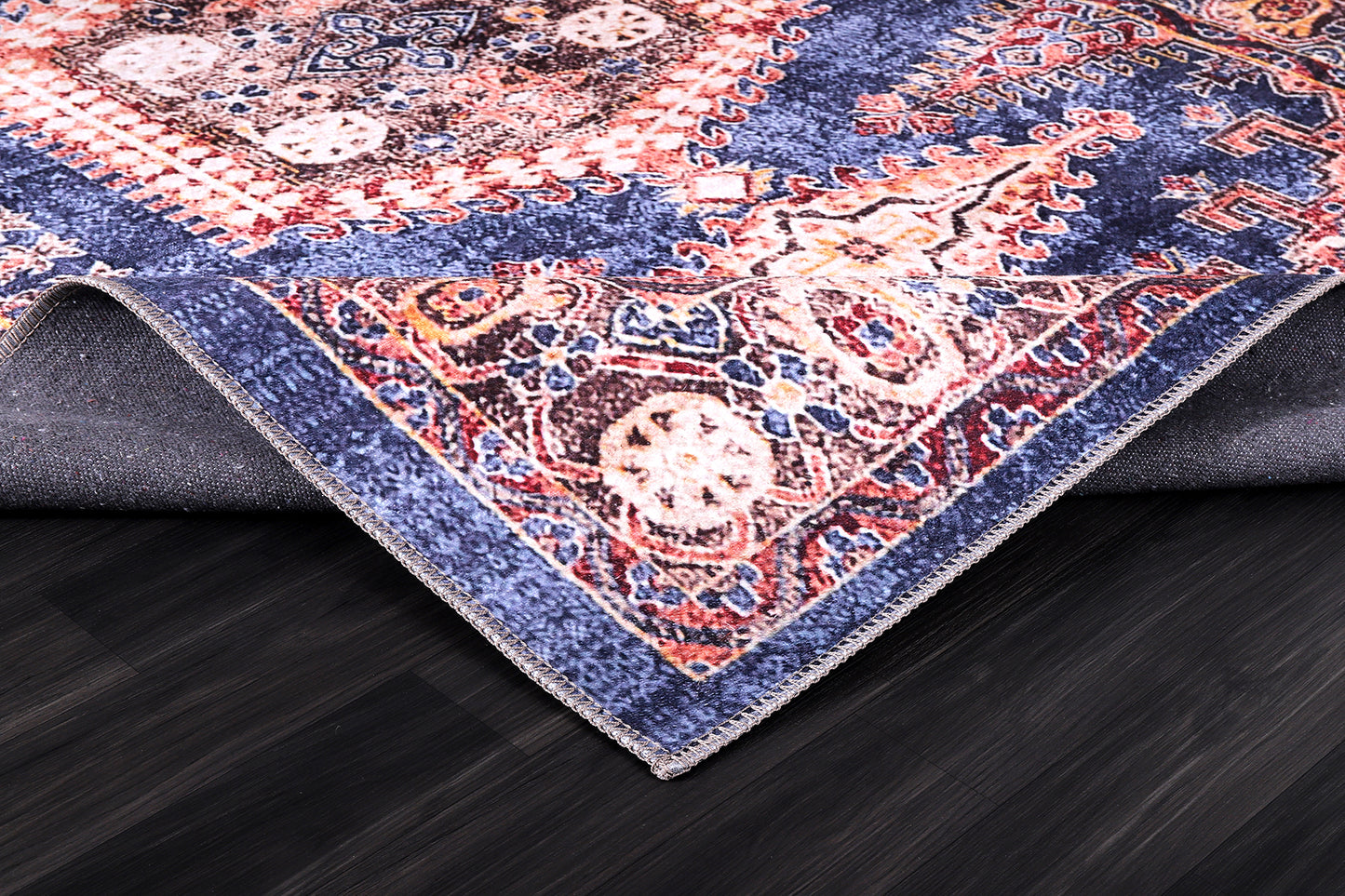 RW2169 washable chenille rug texture and pattern detail