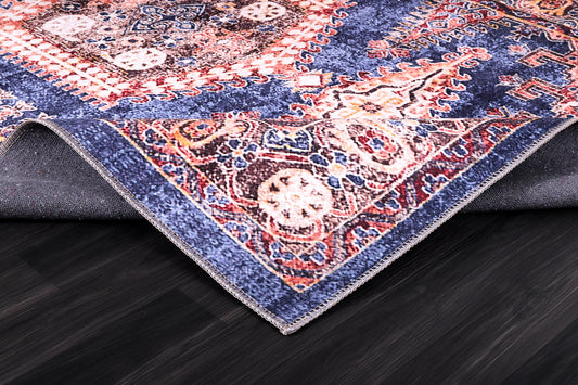 RW2169 washable chenille rug texture and pattern detail