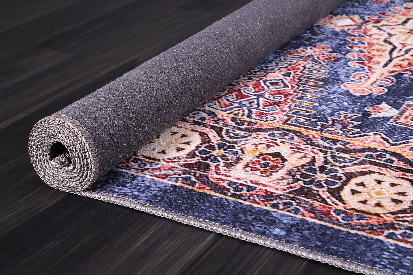 RW2169 washable chenille rug texture and pattern detail