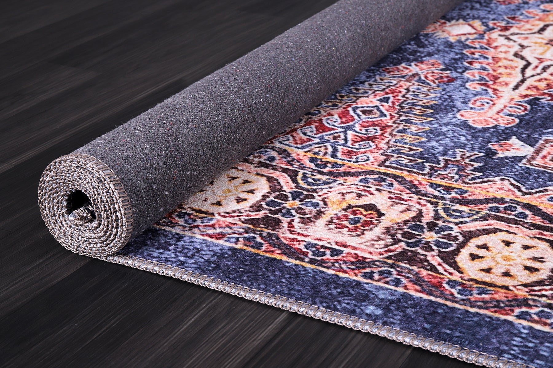 RW2169 washable chenille rug texture and pattern detail