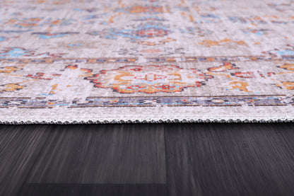 RW2173 washable chenille rug texture and pattern detail