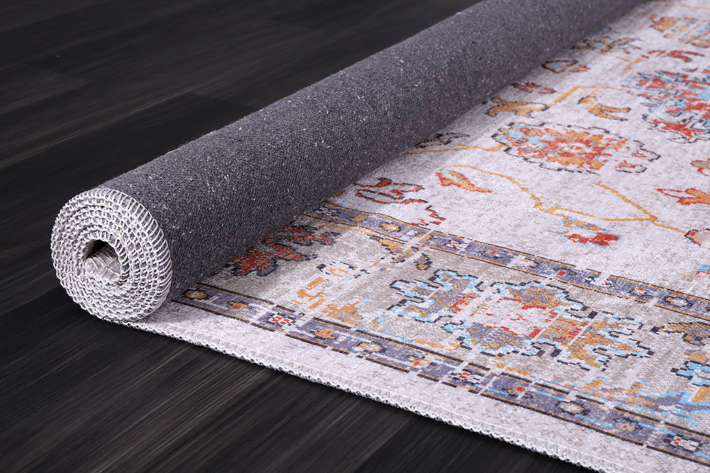 RW2173 washable chenille rug texture and pattern detail