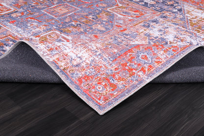 RW2177 washable chenille rug texture and pattern detail