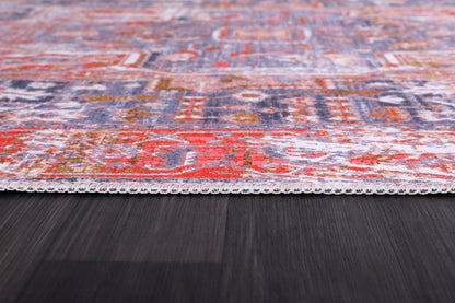 RW2177 washable chenille rug texture and pattern detail