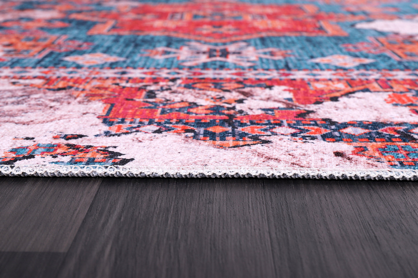 RW2179 washable chenille rug texture and pattern detail